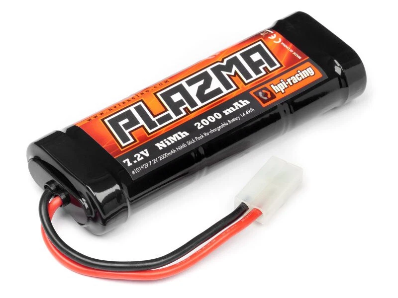 HPI Plasma/Plazma 2000 MAH 7.2v Maverick NIMH RC Car Battery Pack w/Tamiya Plug