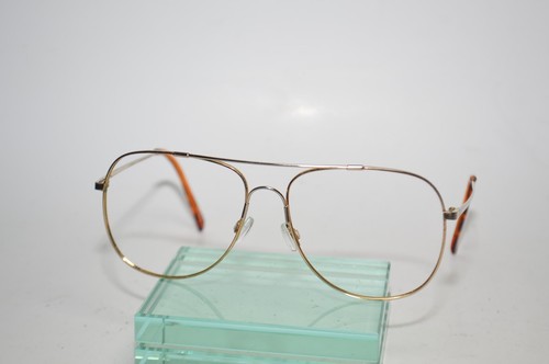 Flexon Marcolin Eyeglasses Frames Aviators Gold Tone Memory MEtal