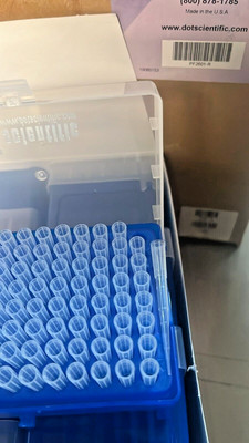Dot Scientific Tips Cat#PF2601-R, 5-300uL, Natural, Grad. 4800/Cs., Promo Price!