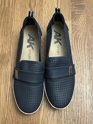 Anne Klein Sport Women's Slip on Shoes Blue AK Yard