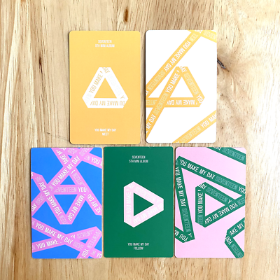 SEVENTEEN 5th mini album YOU MAKE MY DAY 3ver. Vernon set