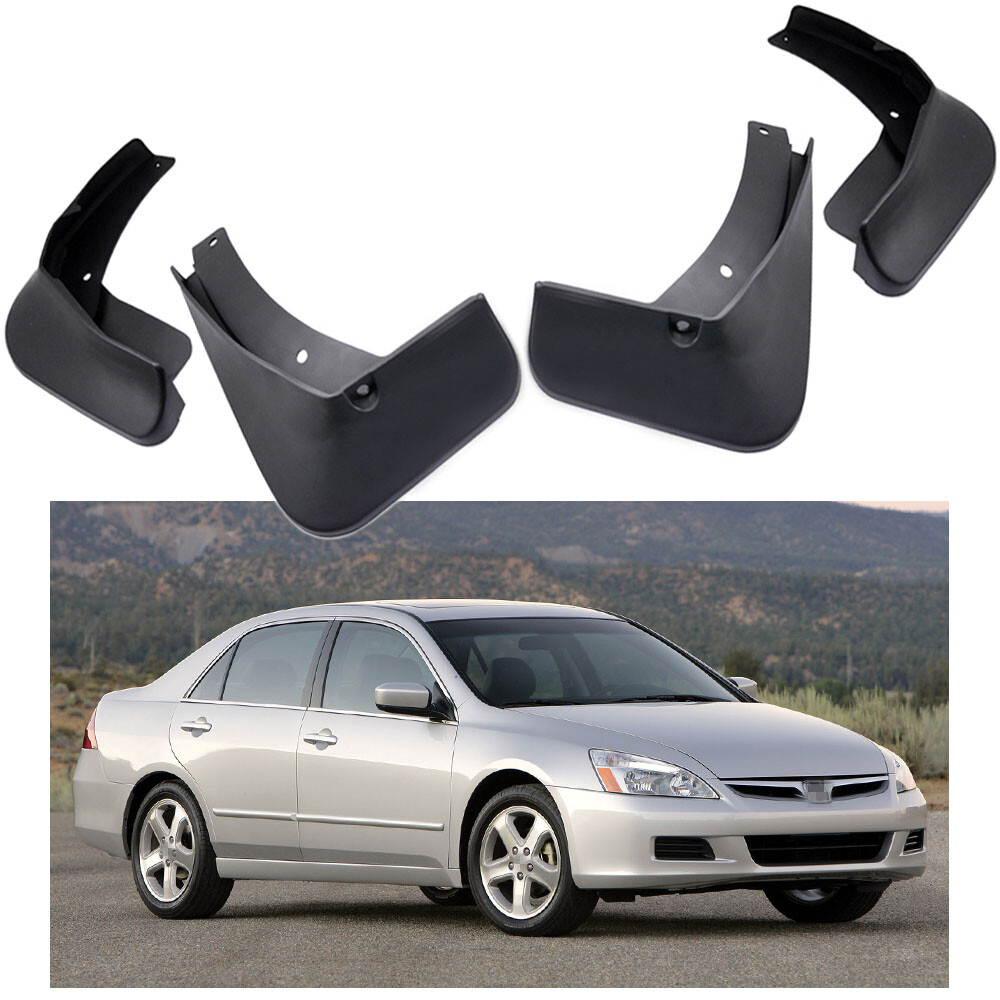 4 Mud Flaps Splash Guard Fender Car Mudguard for Honda Accord Sedan 2003-2007