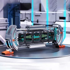 NEW Times Gate Pixel Art Informative Display Digital Clock with IPS Screen Gift