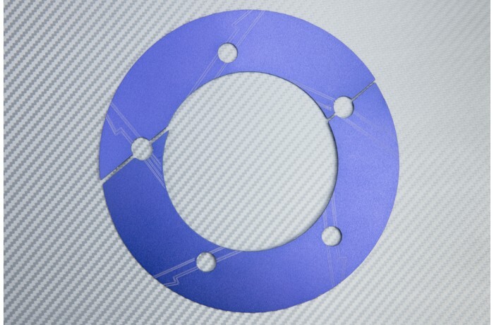 Carter de courroie en aluminium bleu anodisé haut de gamme pour Kawasaki ZX-6R