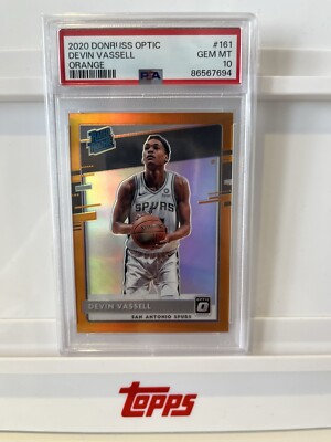2020 Donrus Optic #161 Devin Vassell Rookie Orange /199 GEM MT 10