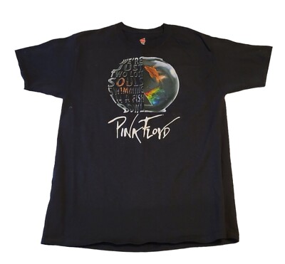 Pink Floyd T-Shirt Large Black Wish You Were Here Graphic Print
