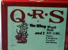 Player Piano Word Rolls Choice of 4 Rolls with Multiple Selections on each roll