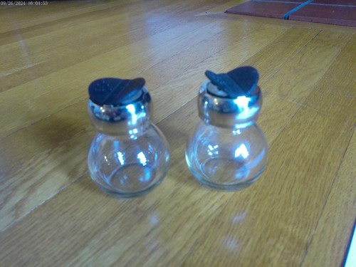 Replacement Spice Jar Round Sphere Glass Base Split Top Olde Thompson FREE SHIP! - Picture 6 of 16