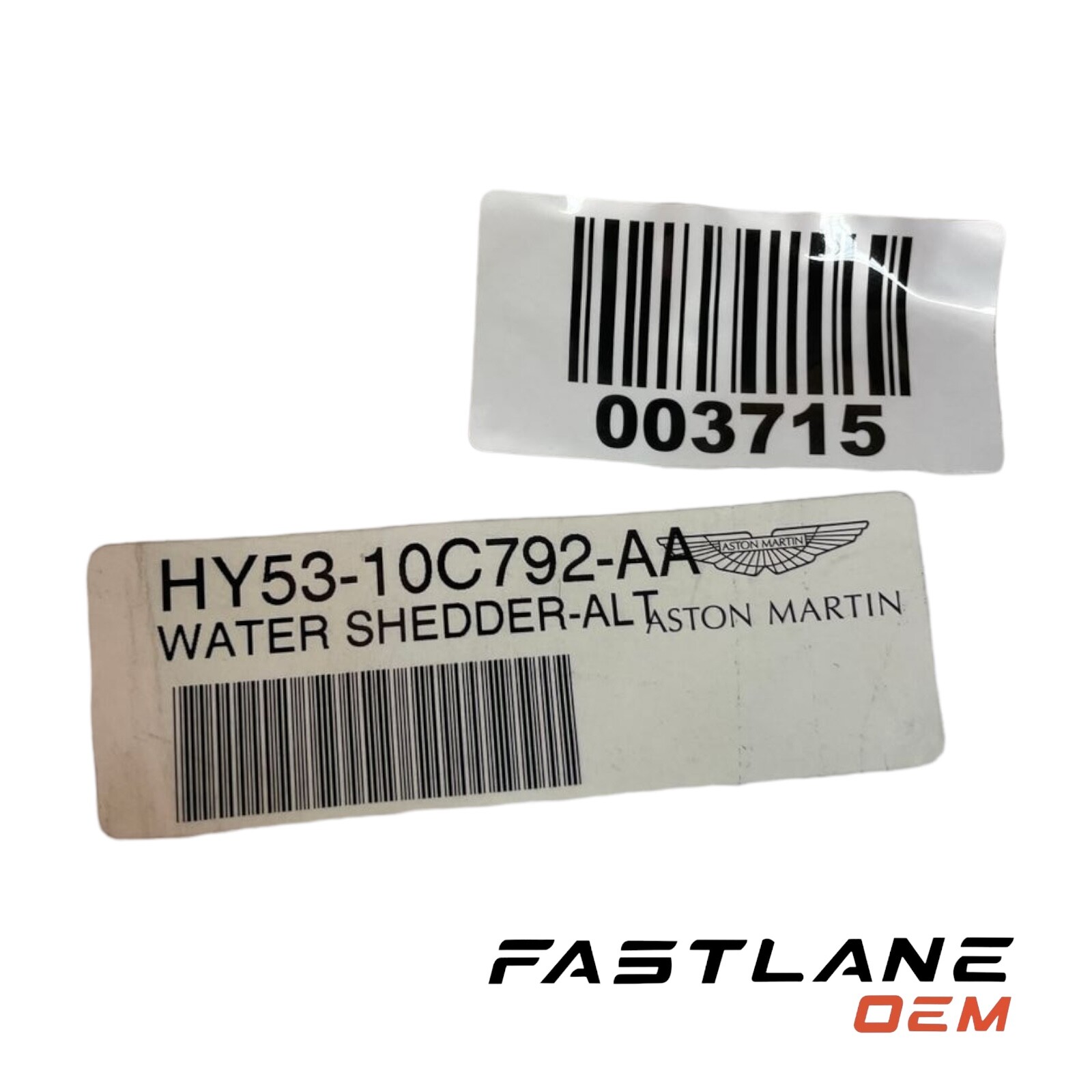 2016-2023 ASTON MARTIN DB11 WATER SHEDDER NEW OEM HY53-10C792-AA