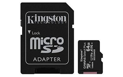 Kingston Canvas Select Plus 64 GB Class 10/UHS-I (U1) microSDXC - 1 Pack
