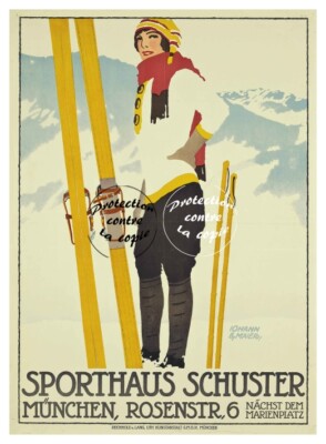 Poster Suisse 40x60 Cm - Affiche Vintage Haute Qualité - PostersAndCo