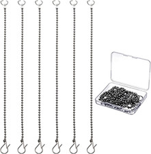 Toilet Handle Beaded Chain Universal Toilet Flapper Chain Replacement Kit Stainl