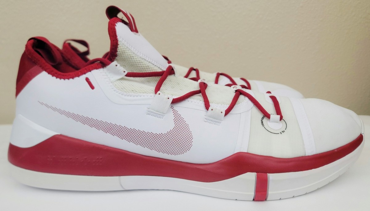 White Kobe Ad Pink Laces Nike Kobe AD Exodus TB Team Promo