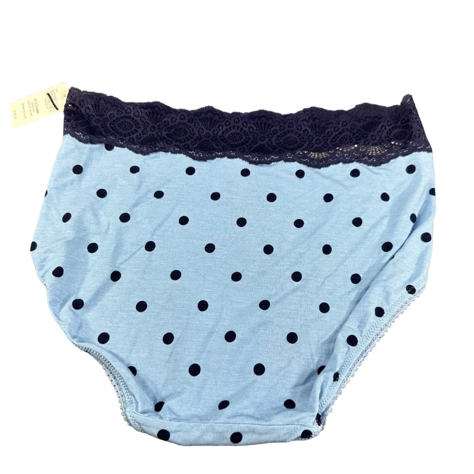 Soma Mujer Talla Mediana Panty Calzoncillo Encaje Cintura Punto Encantador Azul Nuevo Foto 2 de 4