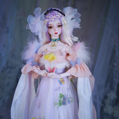 Aggiornamento versione dipinta a mano 1/3 bambola BJD 60 cm donna bambole abito assemblato - Foto 2 di 12