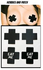Nippelschoner Aufkleber Sexy Kreuz Adhesive Nipple Cover Breast Cross BDSM Party