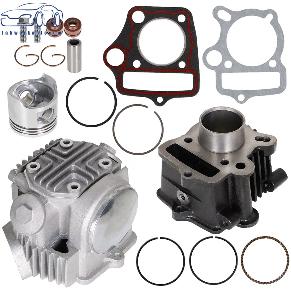 For Honda XR50 Z50R CRF50 Top End Rebuild Kit Cylinder Head Piston Fittings - Image 4 of 4
