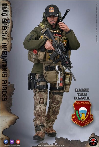 1//6 Scale-Soldier Story Action Figures Spec Ops ISOF-TACTICAL RADIO