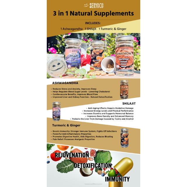 3 in 1 Natural Supplements