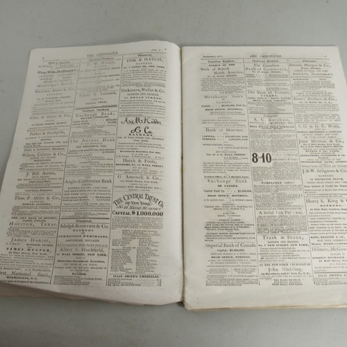 Antique 1877 Commercial & Financial Chronicle Hunt's Merchants' Magazine - Imagen 6 de 6