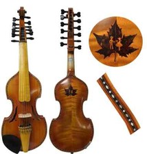 SONG Maestro Viola d Amore, 6X6 strings 14" inlay Rosewood on back