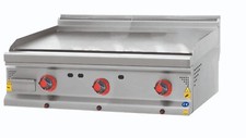 Bratplatte Gas - 21,2 kW - Griddleplatte  Glatt  Grillplatte Br&auml;ter 120x70 cm