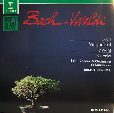 Bach, Vivaldi, Michel Corboz : Magnificat / Gloria Kyrie (CD Erato) *Very Good* 
