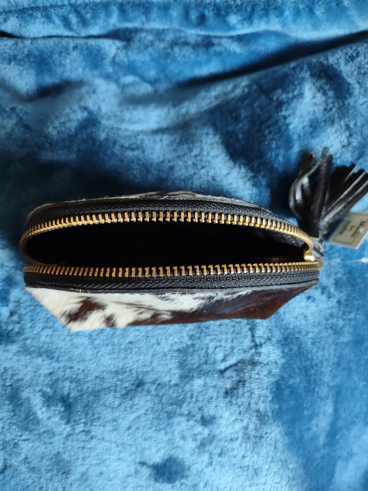 Roost Half Moon Leather Pouch/Makeup Bag eBay