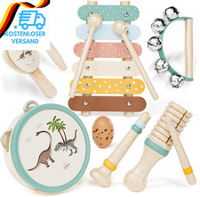 Lehoo Castle Musikinstrumente Für Kinder, Montessori Holzspielzeug Ab 2 3 Jahre,
