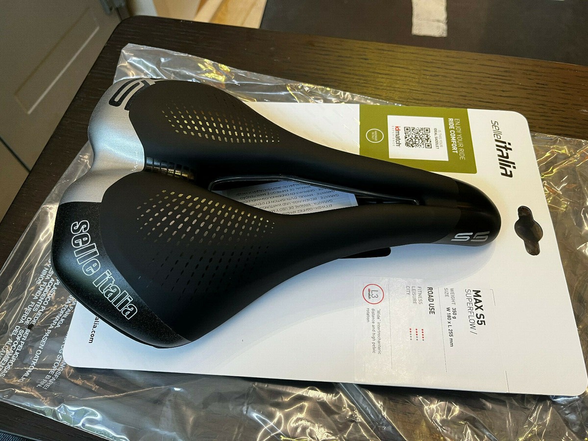Selle Italia Max S5 Superflow 180x255mm L3 Alloy Rail Road