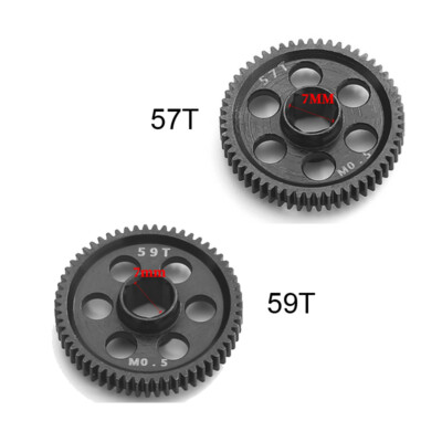 Steel Spur Big Teeth Gear 55T 59T for ARRMA 1/18 Granite Grom RC ...