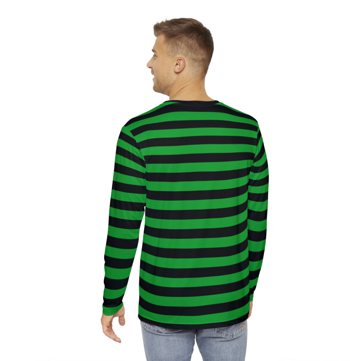 Emo green & black pull-over