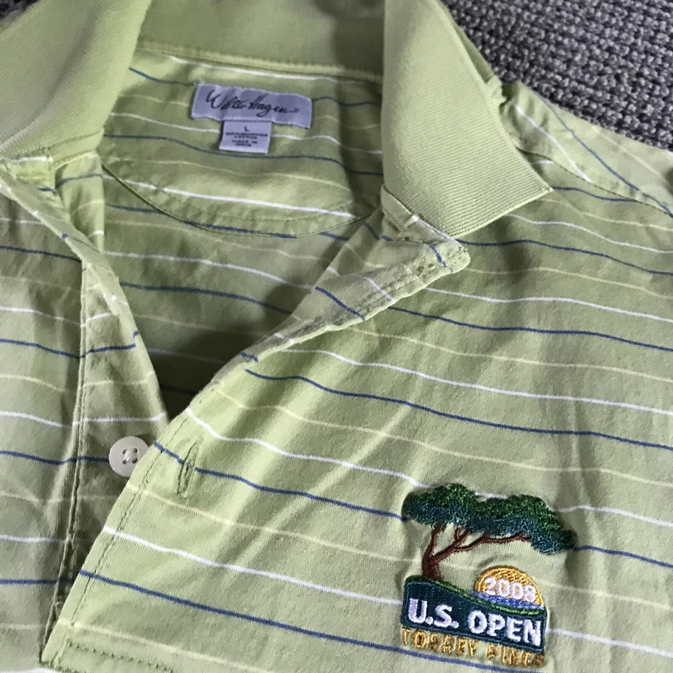 2008 U.S. Open Torrey Pines Polo Shirt Large Walter Hagen - Imagem 3 de 4