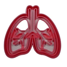 ANATOMICAL LUNGS MEDICAL THEME COOKIE CUTTER MADE IN USA PR5412