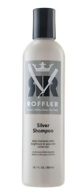 Roffler Silver Shampoo for Gray and Hhite Men's hair , 10.1 Fluid Ounce