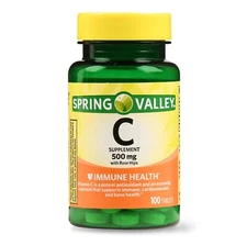 Spring Valley Vitamin C Tablets 500mg 100 CT..
