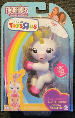 Fingerlings Baby Unicorn GIGI ( Toys R Us ) - Authentic Fingerling by WowWee New