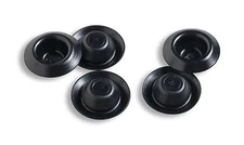 100 Hole Plugs 3/8" BP Recessed Black