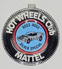Vintage 1969 Hot Wheels Redline Boss Hoss Silver Special Club Button HK - Lot 2