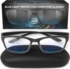 Stylish Blue Light Blocking Glasses for Women or Men - Ease Computer and Digi...