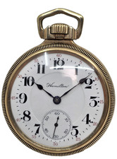 1928 Hamilton 992 21j 16S GF RAILROAD GRADE Pocket Watch