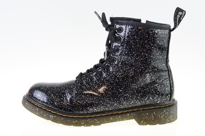 Dr. Martens 1460 J Side Zip Black AW501 Mädchen Junior Wanderschuhe Gr. UK 2