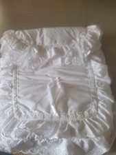 Universal White Buggy Liner /Pram Set/Footmuff Fits All Models