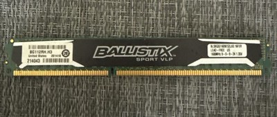 Crucial Ballistix Sport VLP 8GB DDR3 BLS8G3D1609ES2LX0.16FER 1600MHz See Picture