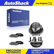 Front Ceramic Pads Hub Bearing Assemblies for 2000-2004 Ford F-150