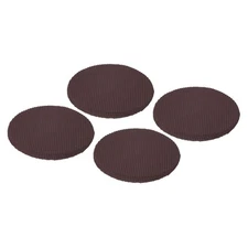 4 Pack Round Bar Stool Covers Dia 11"-14" Non-slip Seat Cover Brown
