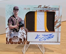 2024 Leaf Trinity Patch Autographs Kash Mayfield Bronze BOOKEND 99/99!! 🔥 🔥 