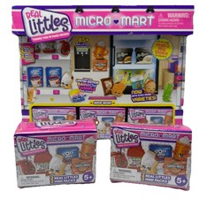 Nuevo paquete de 2 cajas ciegas Shopkins Real Littles 2021 Micro Mart 2021 4 Real Littles