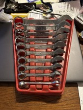 10 PCS MAC Tools USA 7/16 thru 1 inch SAE Wrench Set Combo Lot Short Stubby