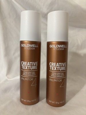 Goldwell Stylesign Creative Texture Strong Spray Wax  Unlimitor 4 ~ 4.6 oz New!